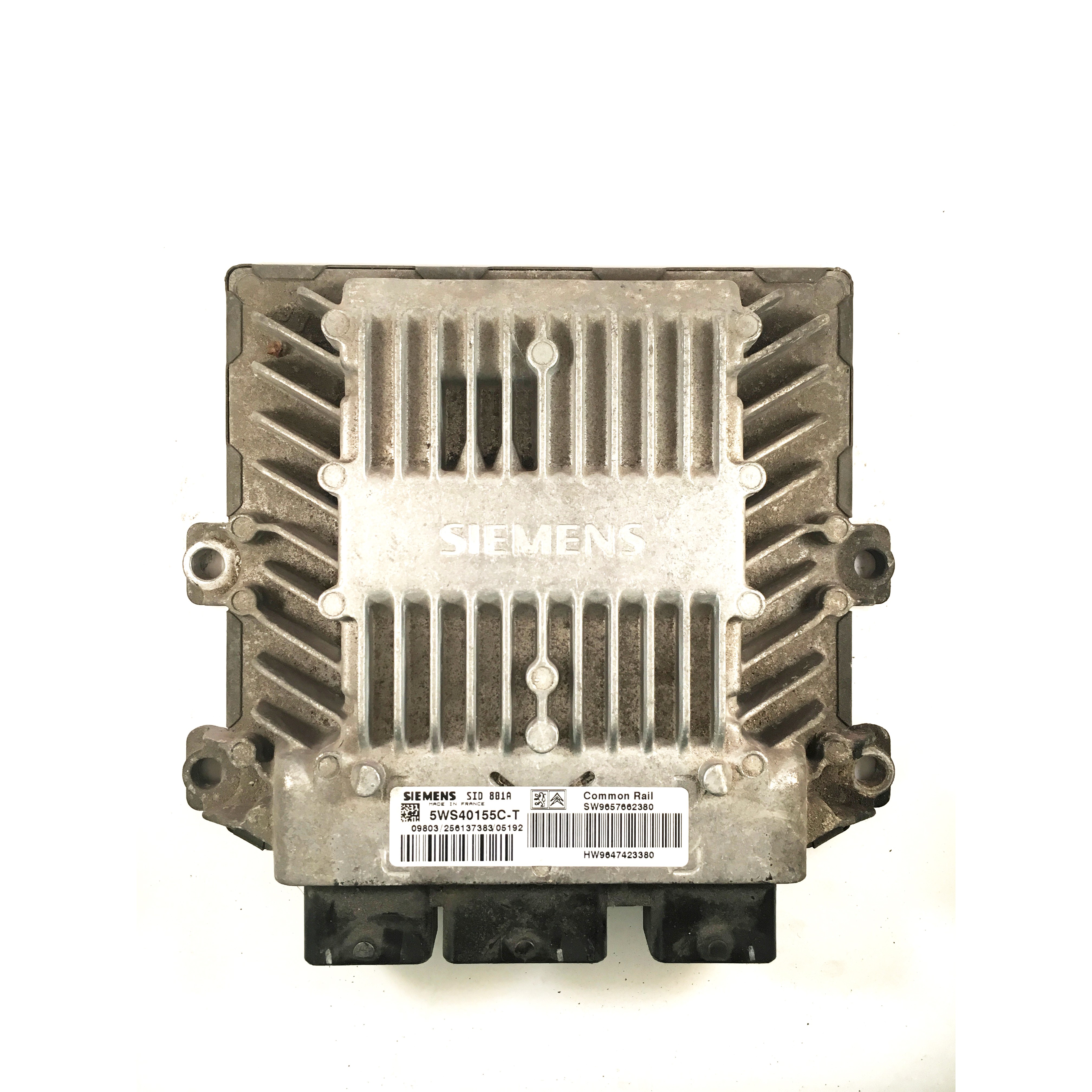 Calculateur SID 801A PEUGEOT CITROEN 5WS40155C-T SW9657662380 HW9647423380