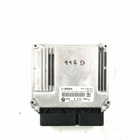 Calculateur Moteur BMW Bosch, 0 281 017 551, DDE 8 512 499, 0281017551, DDE8512499, 8512499