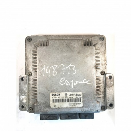 Calculateur Moteur  RENAULT ESPACE 2.2 DCI Bosch, 0 281 001 999, HOM 7700104407, 0281001999, HOM7700104407, 7700104407, 7700114854