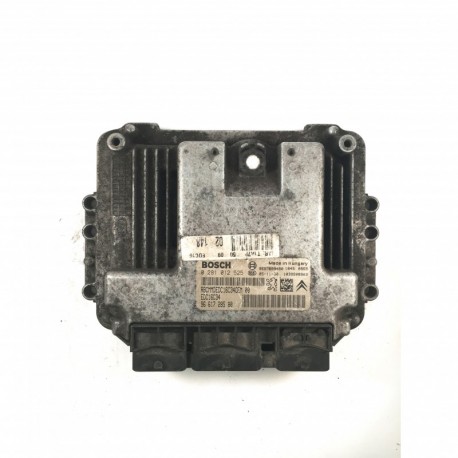 Calculateur Moteur PEUGEOT 206 1.4 HDI  Bosch, 0 281 012 525, 96 613 763 80, 0281012525, 9661376380, EDC16C34