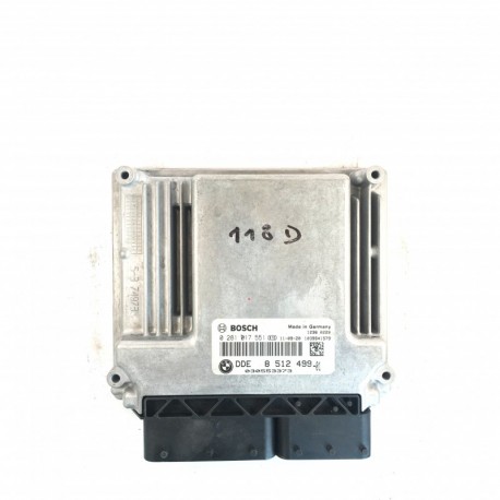 Calculateur Moteur BMW Bosch, 0 281 017 551, DDE 8 512 499, 0281017551, DDE8512499, 8512499