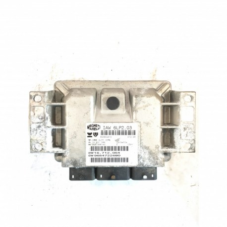 Calculateur Moteur PEUGEOT 206 1.4 Magneti Marelli, IAW 6LP2.03, HW 16.631.044, 9647498180, IAW6LP2.03, 16631044, SW 16.712.054, 16712054